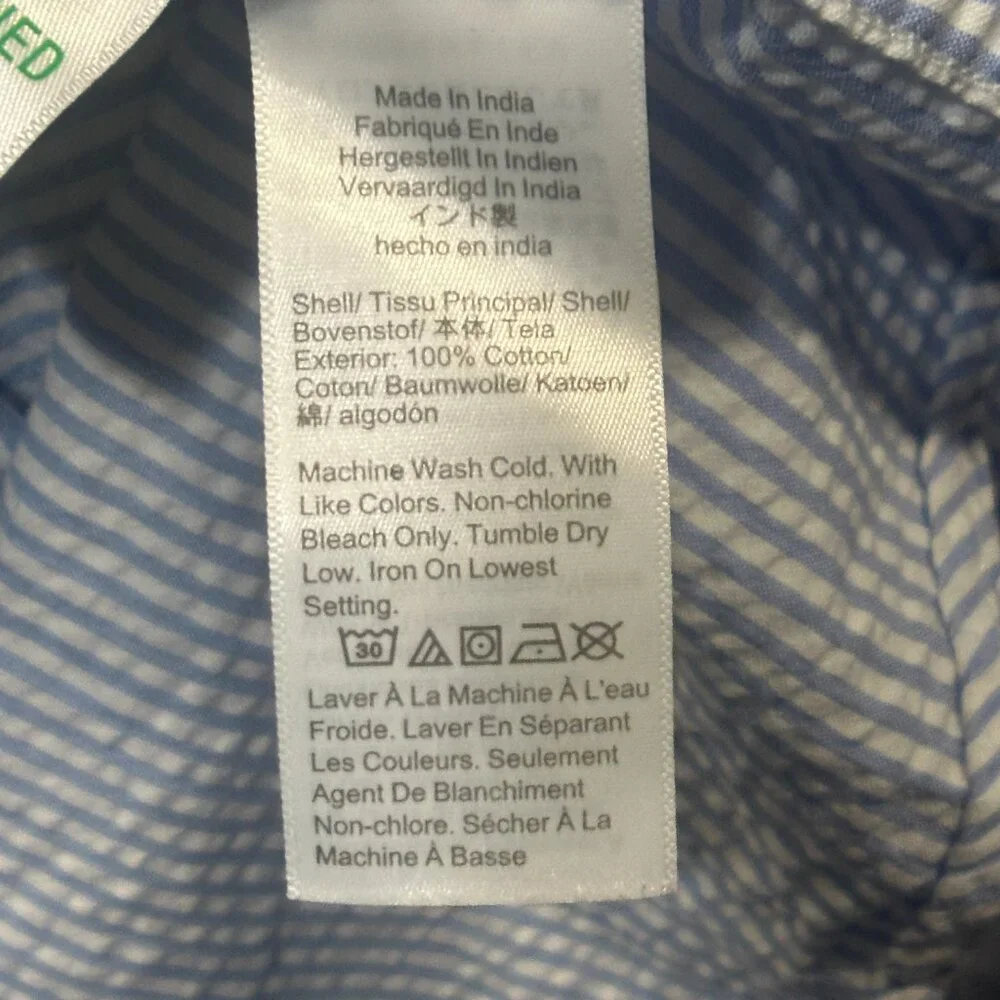 EUC J.Crew Stripped Button Down Shirt Size M